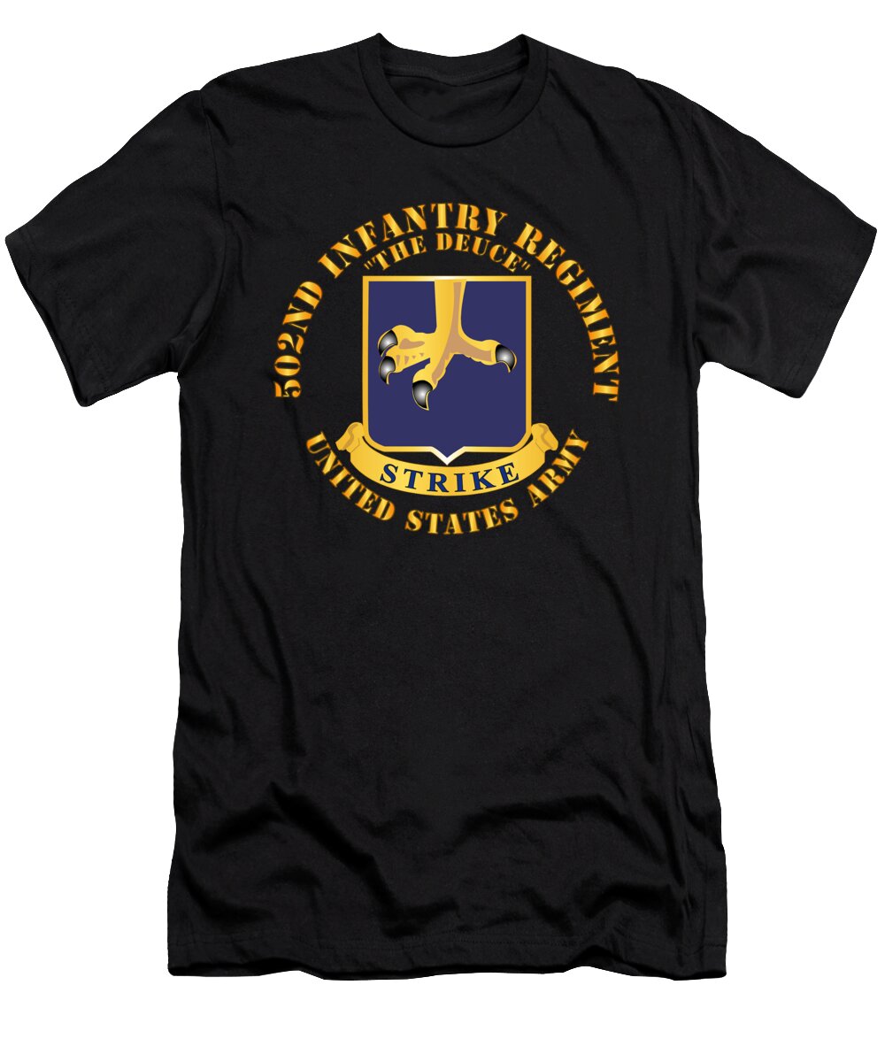 1 Army 502nd Infantry Regt Dui the Deuce Tom Adkins T-Shirt