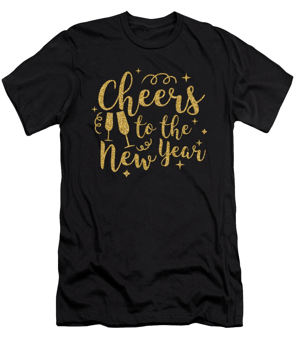 1 Cheers to the New Year 2020 Welcome Holidays Gift Haselshirt T-Shirt
