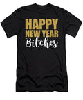 1 Happy New Year Bitches 2020 Sparkle Holiday Gift Haselshirt T-Shirt