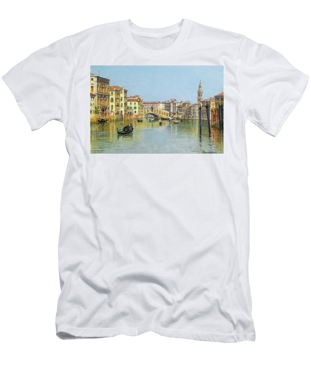 1 Santa Maria Della Salute Venice 1895 Digital Remastered Antonietta Brandeis T-Shirt