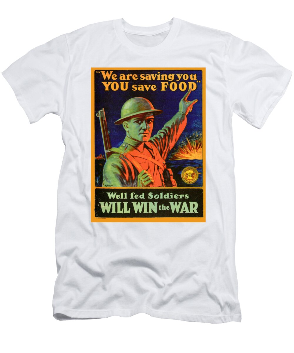 1 Vintage War Effort Poster Just Vintage T-Shirt