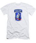 173rd Airborne Brigade Combat Team 173rd a B C T Insignia Over White Leather Serge Averbukh T-Shirt