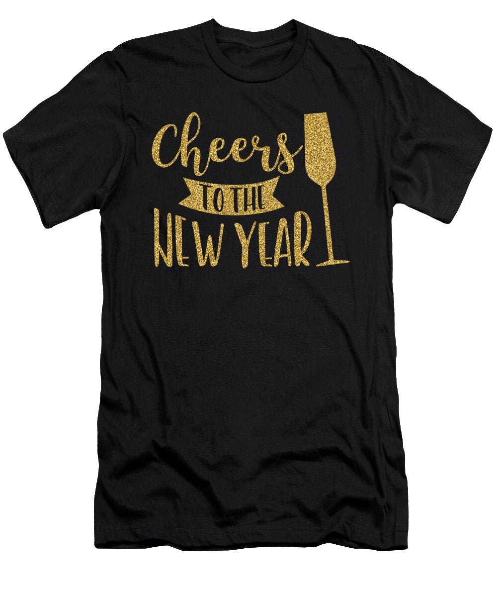3 Cheers to the New Year 2020 Welcome Holidays Gift Haselshirt T-Shirt