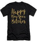 3 Happy New Year Bitches 2020 Sparkle Holiday Gift Haselshirt T-Shirt