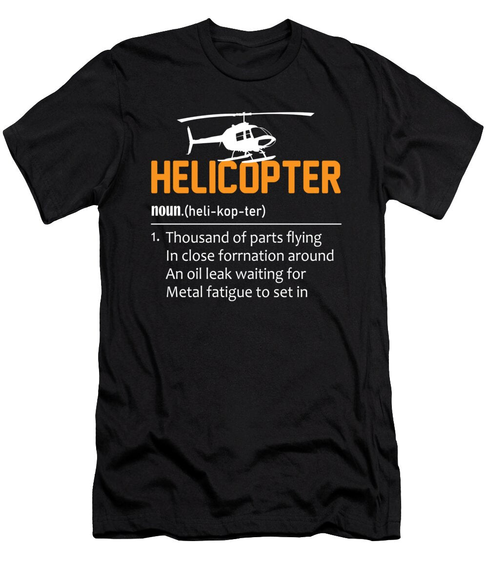 4 Helicopter Pilot Gift Raphaelartdesign T-Shirt