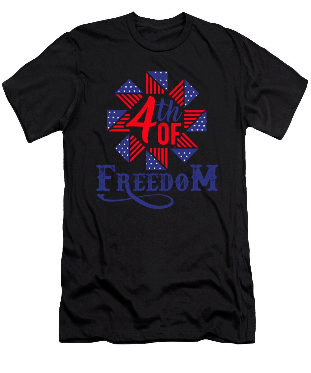 4th of July Freedom USA Patriotic Organicfoodempire T-Shirt