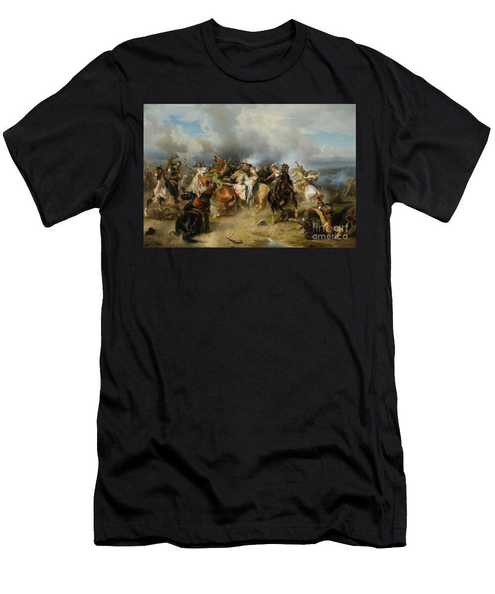 Death of King Gustav Ii Adolf of Sweden At the Battle of Lutzen Carl Wahlbom T-Shirt