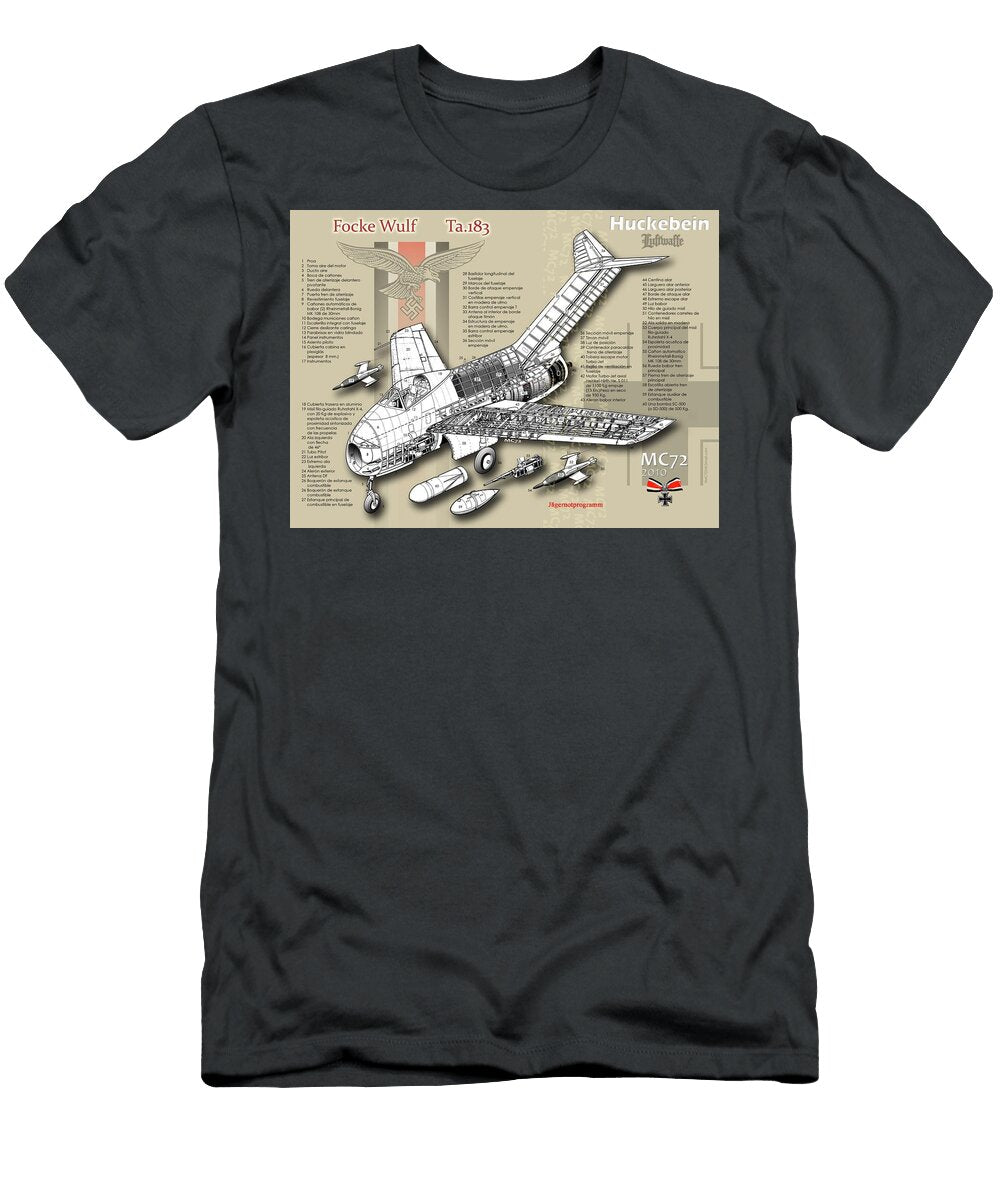 Fokke Wolf Ta183 Aircraft Lover T-Shirt