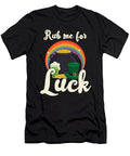 Funny Irish Mens St Patricks Day Leprechaun Rub Me for Luck Thomas Larch T-Shirt