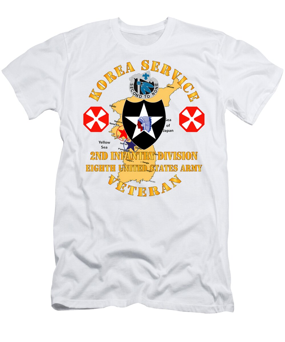 Korea Service Vet 2nd Infantry Div 8th US Army Quang Vu T-Shirt