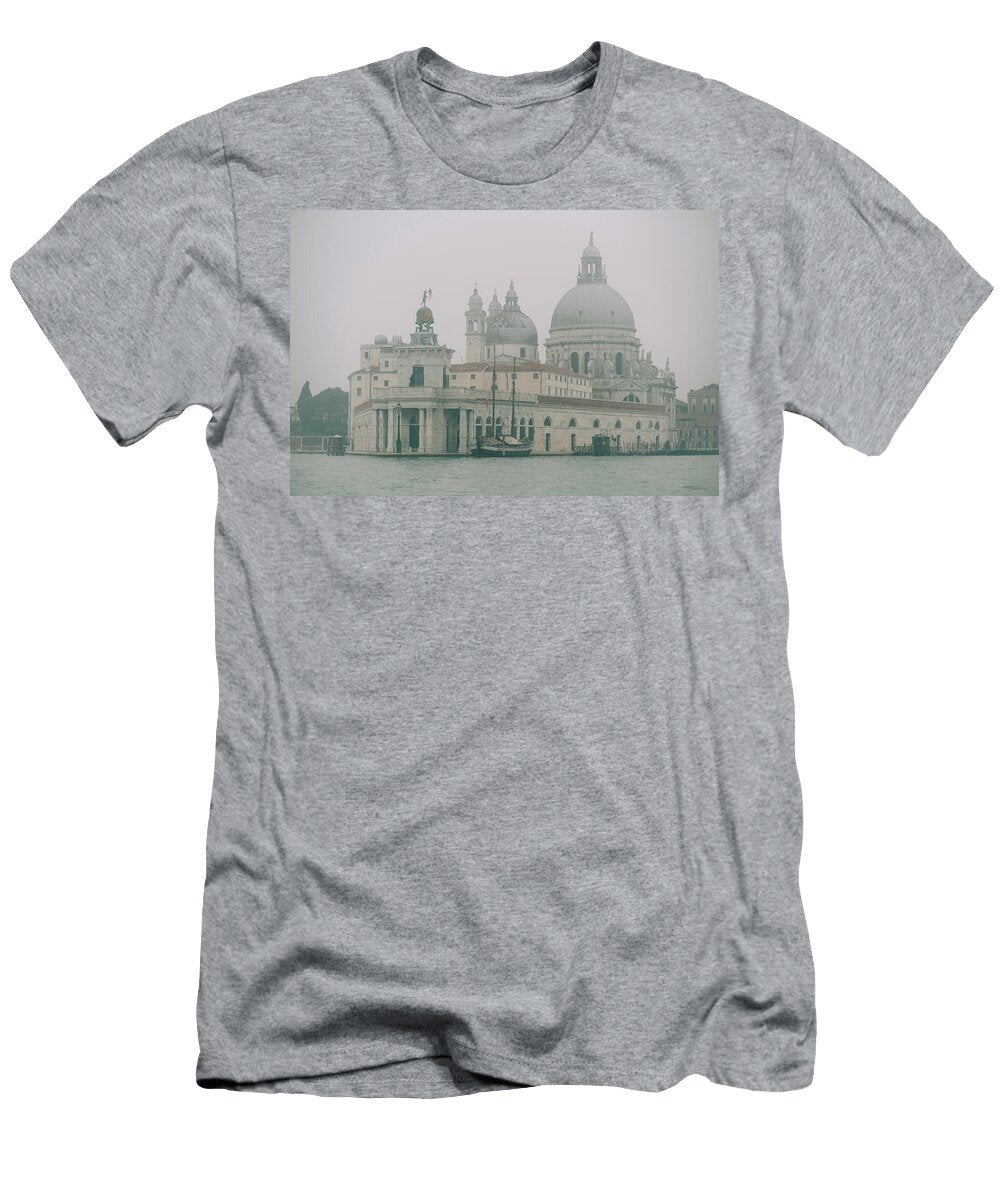 Misty View of Basilica Santa Maria Della Salute in Venice Jiri Vatka T-Shirt