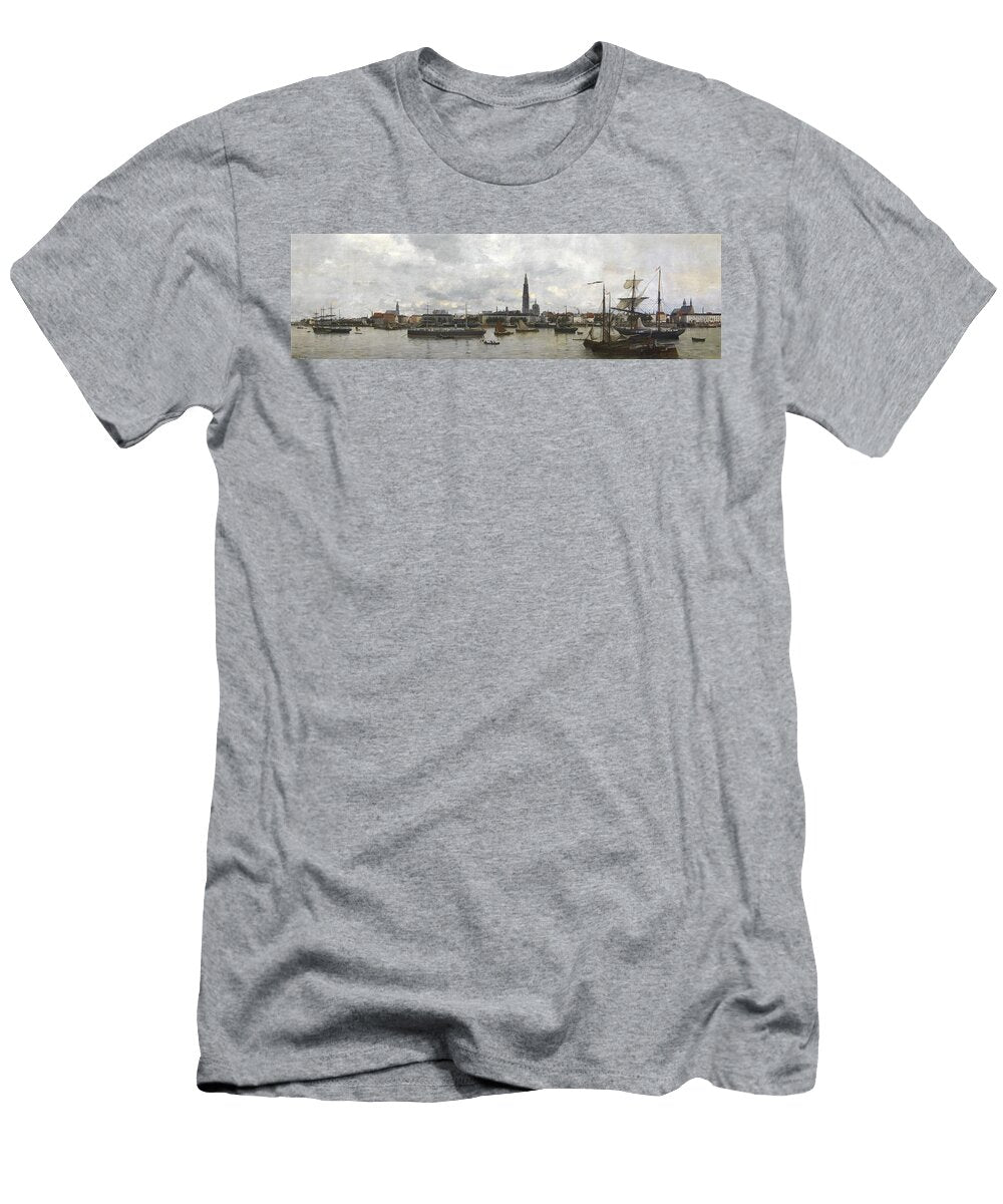 The Antwerp Waterfront in 1870 Robert Mols T-Shirt