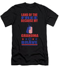 USA Patriotic Brave Grandma 4th July Organicfoodempire T-Shirt