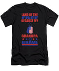 USA Patriotic Brave Grandpa 4th July Organicfoodempire T-Shirt