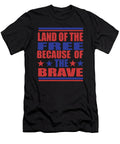 USA Patriotic Land of the Brave Organicfoodempire T-Shirt